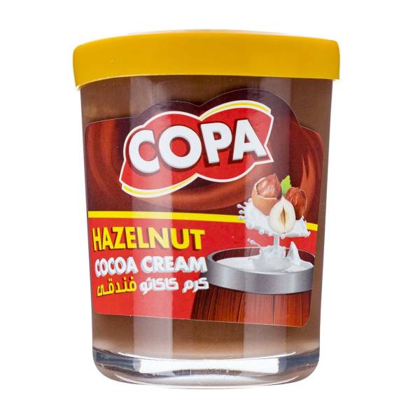 شکلات صبحانه فندقی کوپا شیشه 220 گرمی