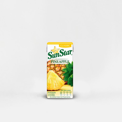 نوشیدنی آبمیوه آناناس سان استار 200 سی سی