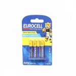 باتری نیم قلمی 4 عددی یوروسل EUROCELL