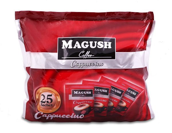 کاپوچینو 25 عددی ماگوش با گرانول شکلات