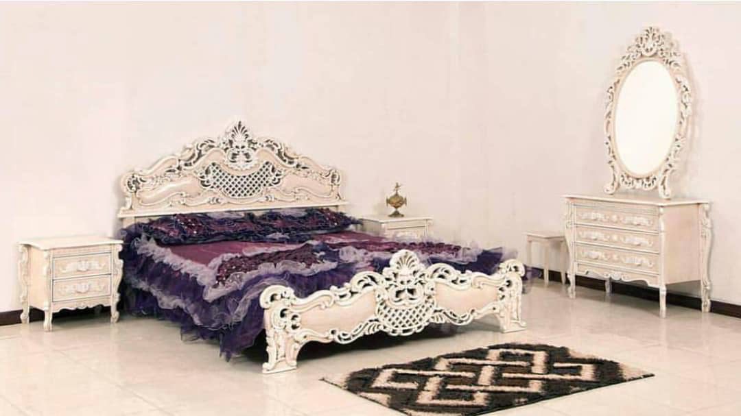 سرویس خواب رنگ استخوانی