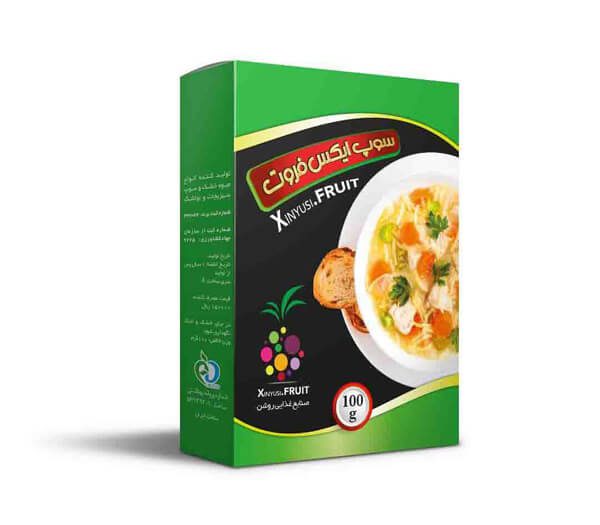 سوپ سبزیجات ایکس فروت غنی شده با پروتین گیاهی