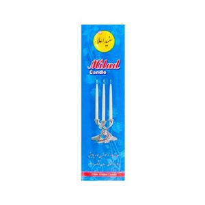 شمع سفید میلاد بسته 6 عددی